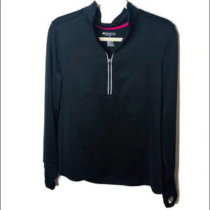 Ideology workout jacket in black.  Size Large.